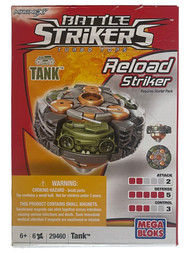 Mega Bloks Battle Strikers Turbo Tops Reload Striker Tank Booster Pack Magnext