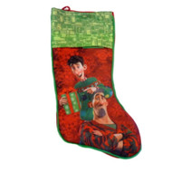 Santas Best Arthur Christmas Stocking Holiday Decor Red & Green Xmas