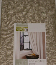 Global Home Khaki Green Fleck Window Panel 84" Curtain