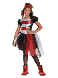 Disguise Girls Pretty Pirate Halloween Costume Sequin Dress Up Outfit