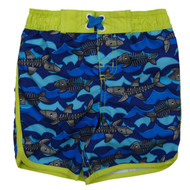 Joe Boxer Infant Boys Skeleton Fish Swim Trunks Shark Board Shorts
