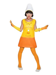 Simon Doonan Girls Candace Corn Costume Candy Corn Dress