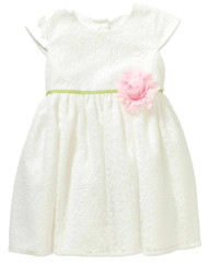 Toddler Girls White Lace Easter & Party Dress