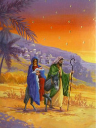 Trimmerry Mary Joseph & Baby Jesus Christian Christmas Cards