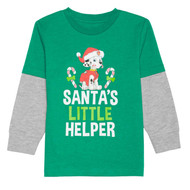 Paw Patrol Infant Toddler Boys Santa's Little Helper Long Sleeve T-Shirt Tee
