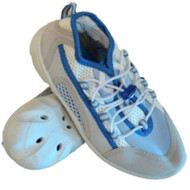 Sand N Sun Girls Gray & Blue Aqua Socks Water Shoes beach