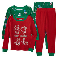 Joe Boxer Infant & Toddler Boys Happy Howlidays Christmas Reindeer Pajamas