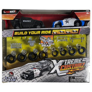 Ride Maker Xtreme Customz Build 2 Cars Set Police Car & Swat Vehicle Mix n Match