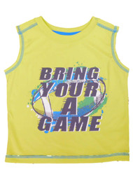 Peanut & Ollie Infant & Toddler Boys Bring Your A Game Football Tank Top