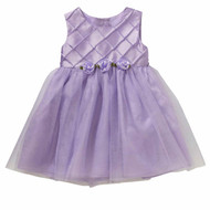 Toddler Girls Purple Satin & Tulle Easter & Party Dress