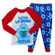 Holiday Time Infant & Toddler Boys Santa's Lil Helper Christmas Yeti Pajamas