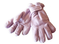 Ice Caps Girls Purple Fleece Winter Gloves Violet