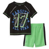 Toughskins Infant & Toddler Boys Varsity All Star T-Shirt & Shorts Set