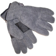 Athletic Works Mens Gray Fleece Snow Gloves OSFM