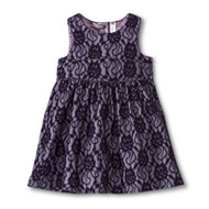 Cherokee Toddler Girls Purple Lace Party Dress Holiday Outfit