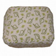 Soft & Lofty Fleece Sheets Full Size Green Leaf Pattern Double Bed Sheet Set