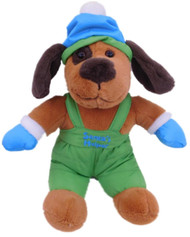 Holiday Time Santa Helper Plush Puppy Dog Stuffed Animal Pal