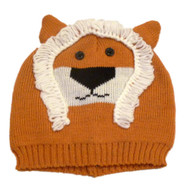 Mambo Hat Womens Knit Burnt Orange Lion Beanie Winter Stocking Cap