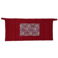 Design Imports Rich Red Floral Classic Kitchen Cooking Apron