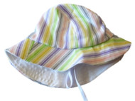Sun Caps Infant & Toddler Girls Pastel Striped Sun Hat Floppy Bucket Cap
