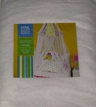 Restore & Restyle Kids White Netting Bed Canopy Rainbow Top Fits Most Beds