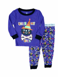 Infant Toddler Girl Under My Spell Halloween Cat Sleep Set Sleepwear Pajamas