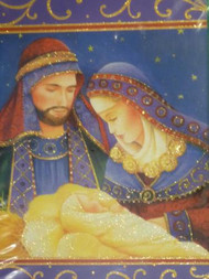 Holiday Time Matthew 5:6 Mary Joseph & Baby Jesus Christian Christmas Cards