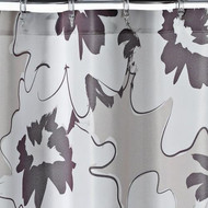 Apt 9 Brown Floral Fabric Shower Curtain Pretty Flower Bath