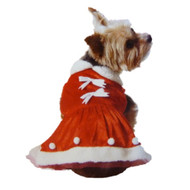 Holiday Time Dog Mrs Santa Suit Christmas Pet Mrs Santa Claus Dress