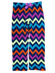 Faded Glory Girls Multicolor Fleece Sleep Pants Pajama Bottoms Lounge Small