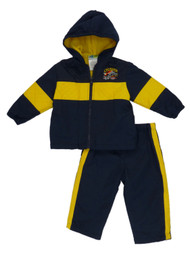 Al & Ray Infant Boys Blue & Yellow Monster Truck Jacket Pants Track Suit Set