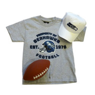 NFL Boys Property of Seattle Seahawks T-Shirt Baseball Cap & Football Set