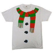 Dec 25th Mens White Christmas Snowman Graphic T-Shirt