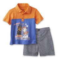 Infant & Toddler Boys Paw Patrol Polo Shirt & Shorts Set Puppy Dog Outfit