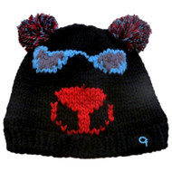 Cold Front Girls Knit Bear Beanie Hat