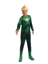 Green Lantern Boys Tomar Re Costume with Mask & Ring