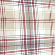 Cuddle Duds Tan & Red Plaid Flannel Sheet Set Queen Bed Sheets Bedding