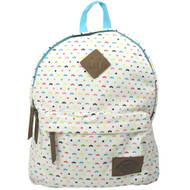 Dickies Cotton Canvas Classic Backpack, Colorful Fleck Travel School Pack