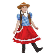 PMG Toddler Girls American Cowgirl Costume With Dress Scarf & Cowboy Hat