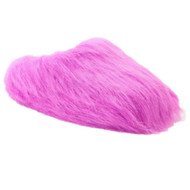 So Womens Plush Purple Faux Fur Clog Slippers