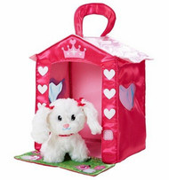 Whimsy & Wonder Pet Tote with Puppy Dog Plush Stuffed Animal Pal