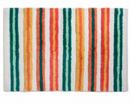 Colorful Fiesta Striped Cotton Accent Accent Throw Area Rug 30x48