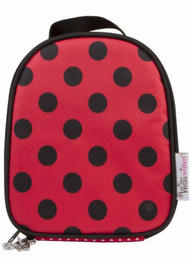 Wellie Wisher Ladybug Lunchbag American Girl Insulated Polka Dot Lunch Box Tote