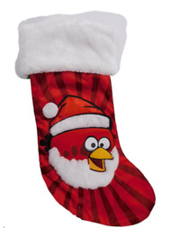 Red Angry Birds Christmas Stocking