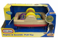 Little Tikes Sights & Sounds Wooden Pull Toy - Bright Patterns & Rattling Sounds