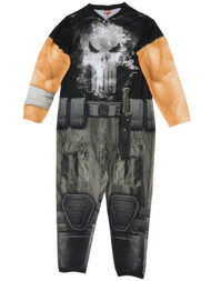 Marvel The Punisher Mens Costume Union Suit One Piece Pajamas