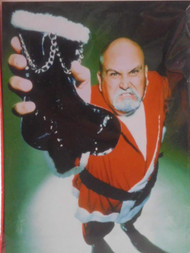 Funny Angry Cussing Santa Claus Shut Up & Be Merry Christmas Cards