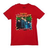 National Lampoons Christmas Vacation Mens Red Hap Hap Happiest T-Shirt