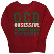 Womens Knit Christmas Sweater Obsessive Christmas Disorder Holiday Pullover