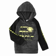 Infant Boys Gray & Yellow Unstopable Hoodie Baby Football Sweatshirt
